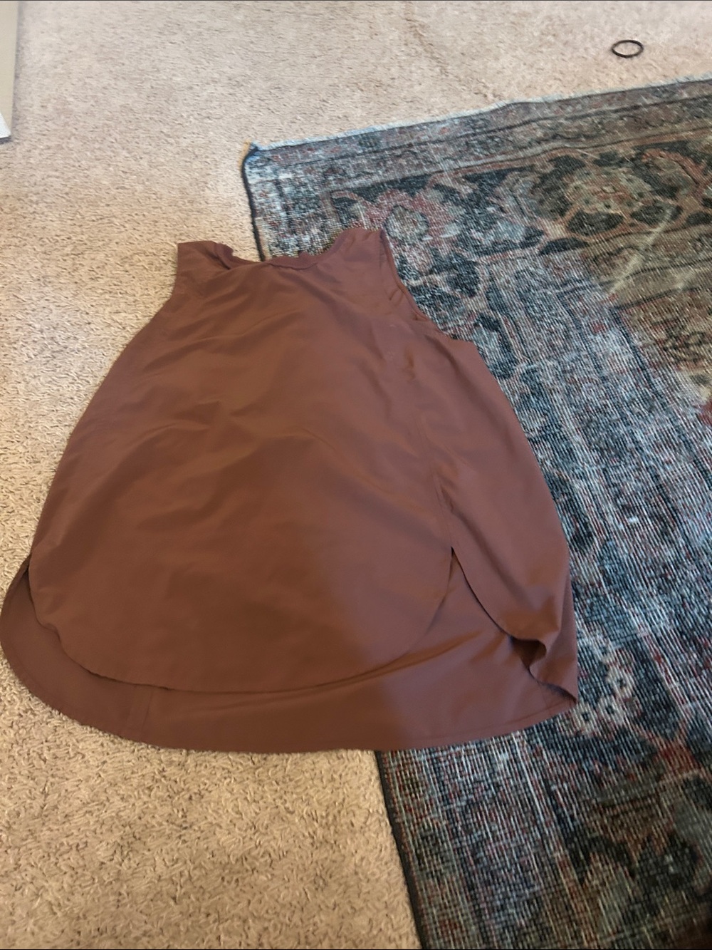 Athleta Brown Sleeveless Performance Camisole
